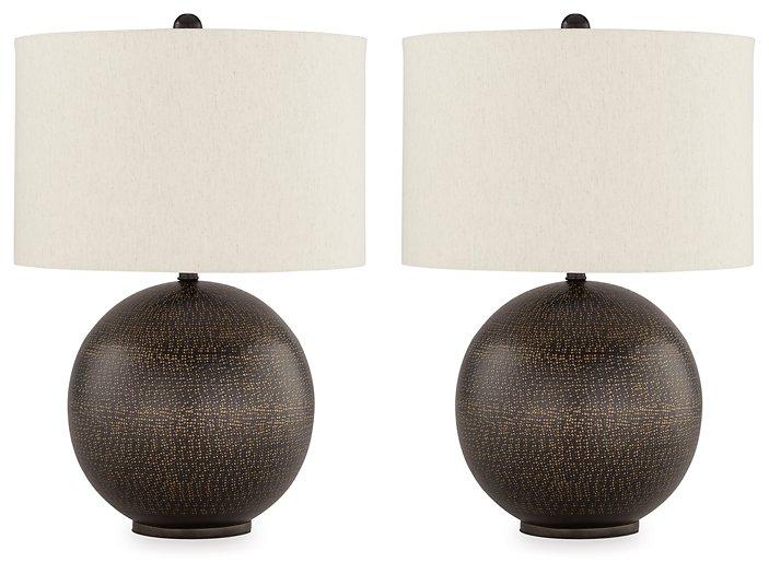 Hambell Lamp Set - Ideal Furniture (Fresno,CA)