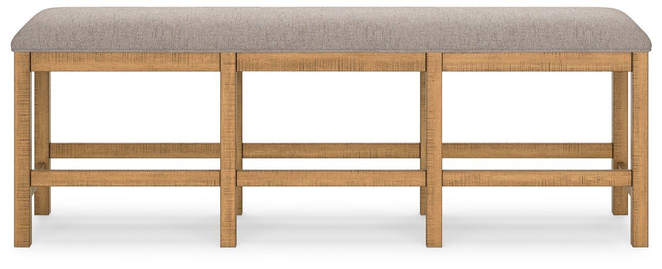 Havonplane 72" Counter Height Dining Bench - Ideal Furniture (Fresno,CA)