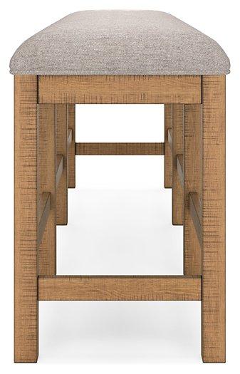 Havonplane 72" Counter Height Dining Bench - Ideal Furniture (Fresno,CA)