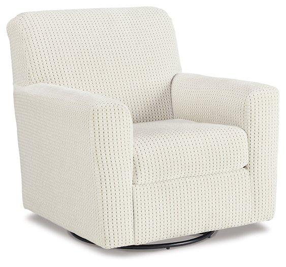 Herstow Swivel Glider Accent Chair - Ideal Furniture (Fresno,CA)