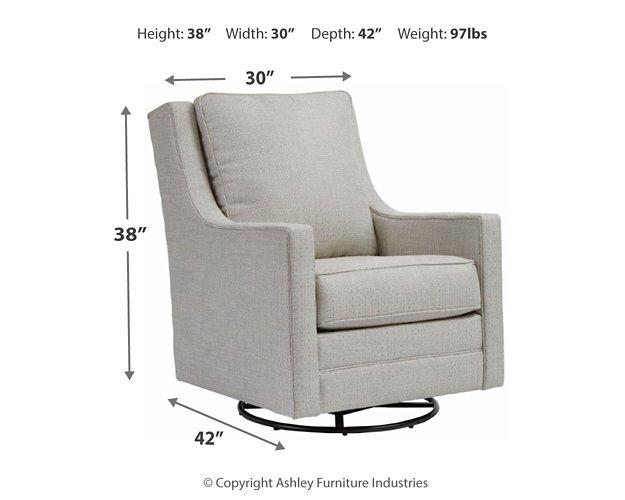Kambria Swivel Glider Accent Chair - Ideal Furniture (Fresno,CA)