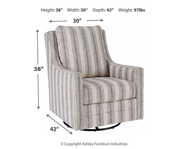 Kambria Swivel Glider Accent Chair - Ideal Furniture (Fresno,CA)