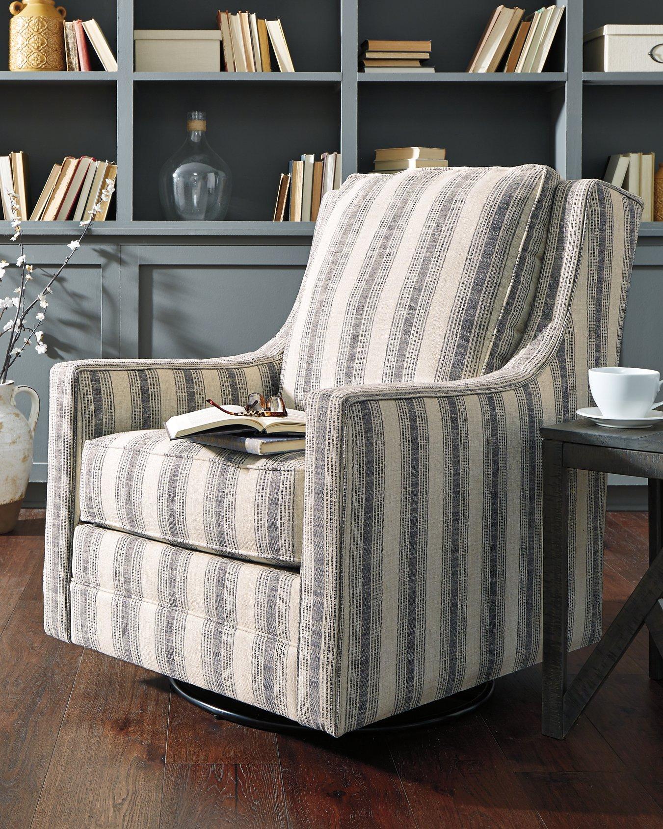 Kambria Swivel Glider Accent Chair - Ideal Furniture (Fresno,CA)