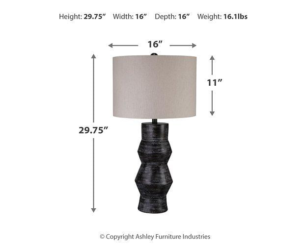 Kerbert Lamp Set - Ideal Furniture (Fresno,CA)