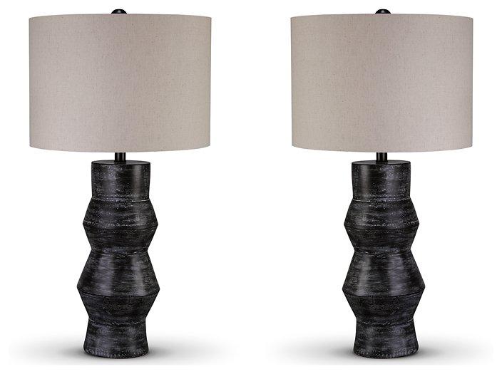 Kerbert Lamp Set - Ideal Furniture (Fresno,CA)