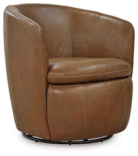 Kierreys Swivel Accent Chair - Ideal Furniture (Fresno,CA)