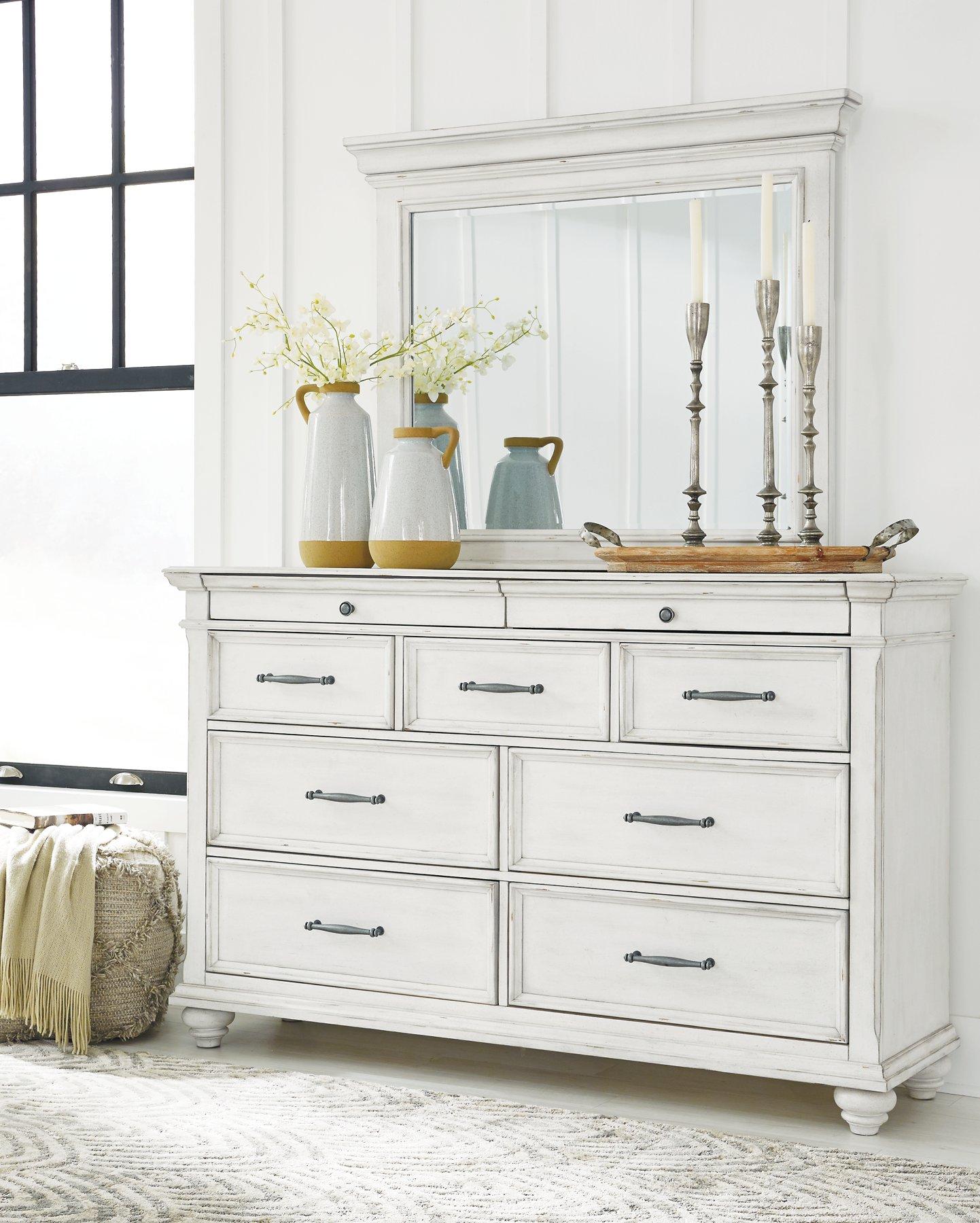 Kanwyn Dresser and Mirror - Ideal Furniture (Fresno,CA)