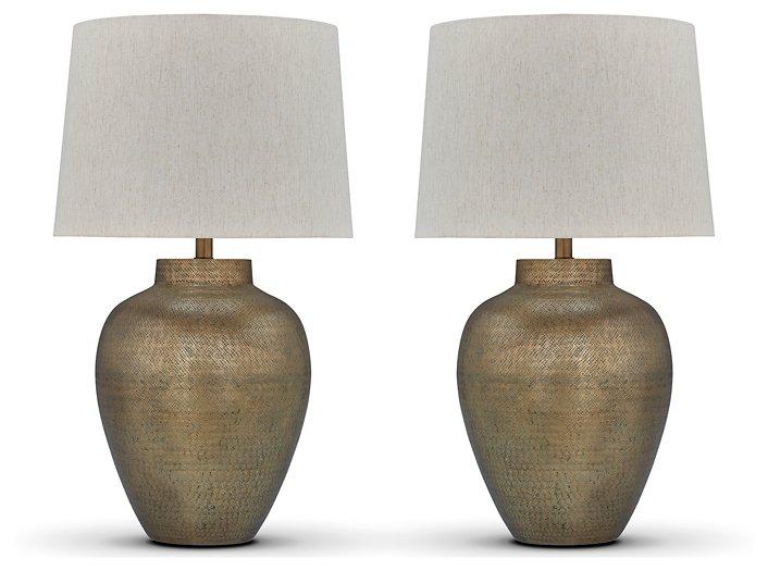 Madney Lamp Set - Ideal Furniture (Fresno,CA)