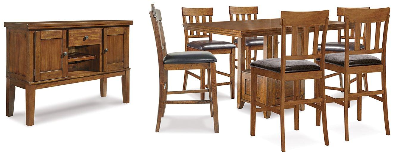 Ralene Counter Height Dining Set - Ideal Furniture (Fresno,CA)