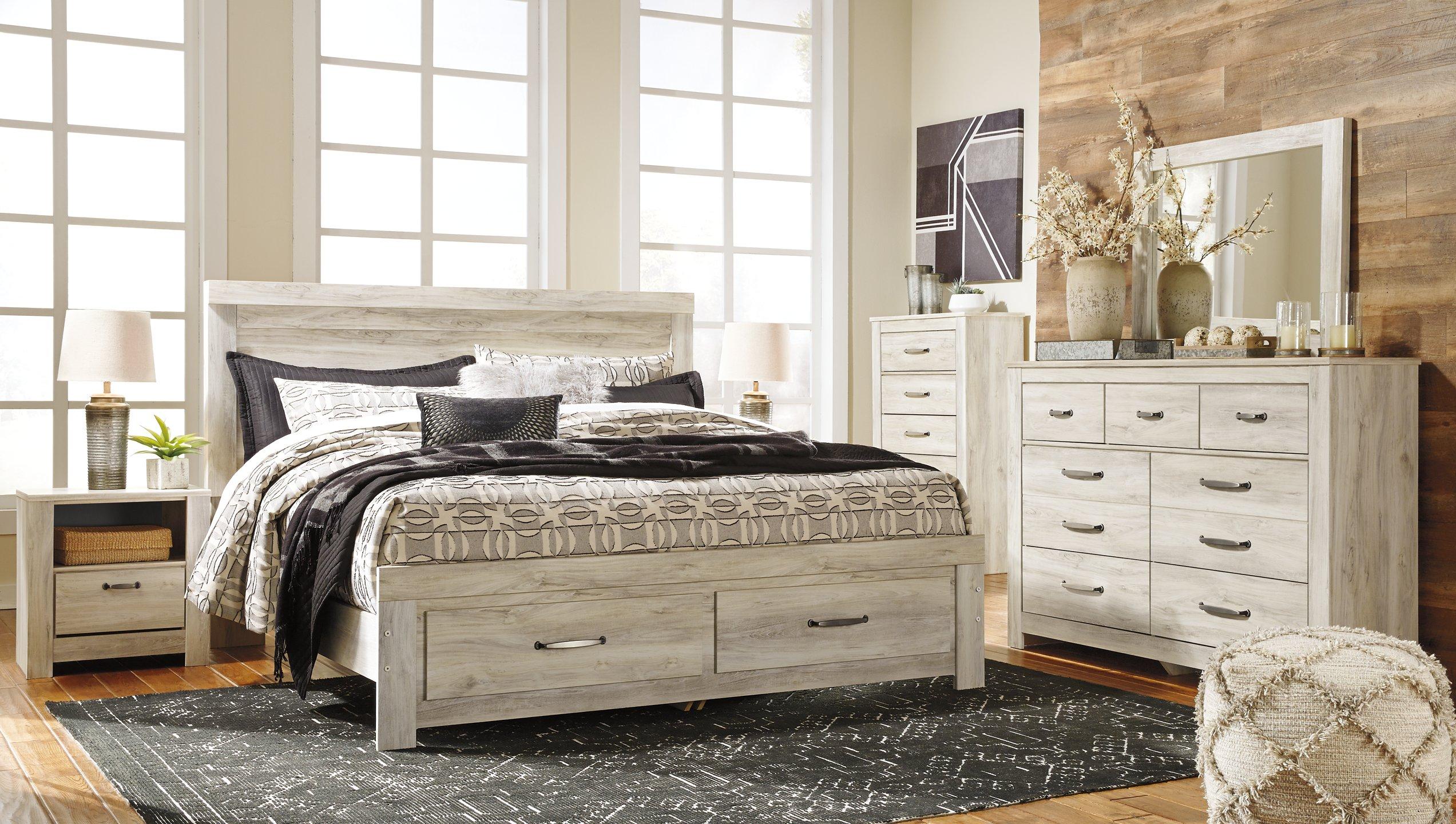 Bellaby Bed with 2 Storage Drawers - Ideal Furniture (Fresno,CA)