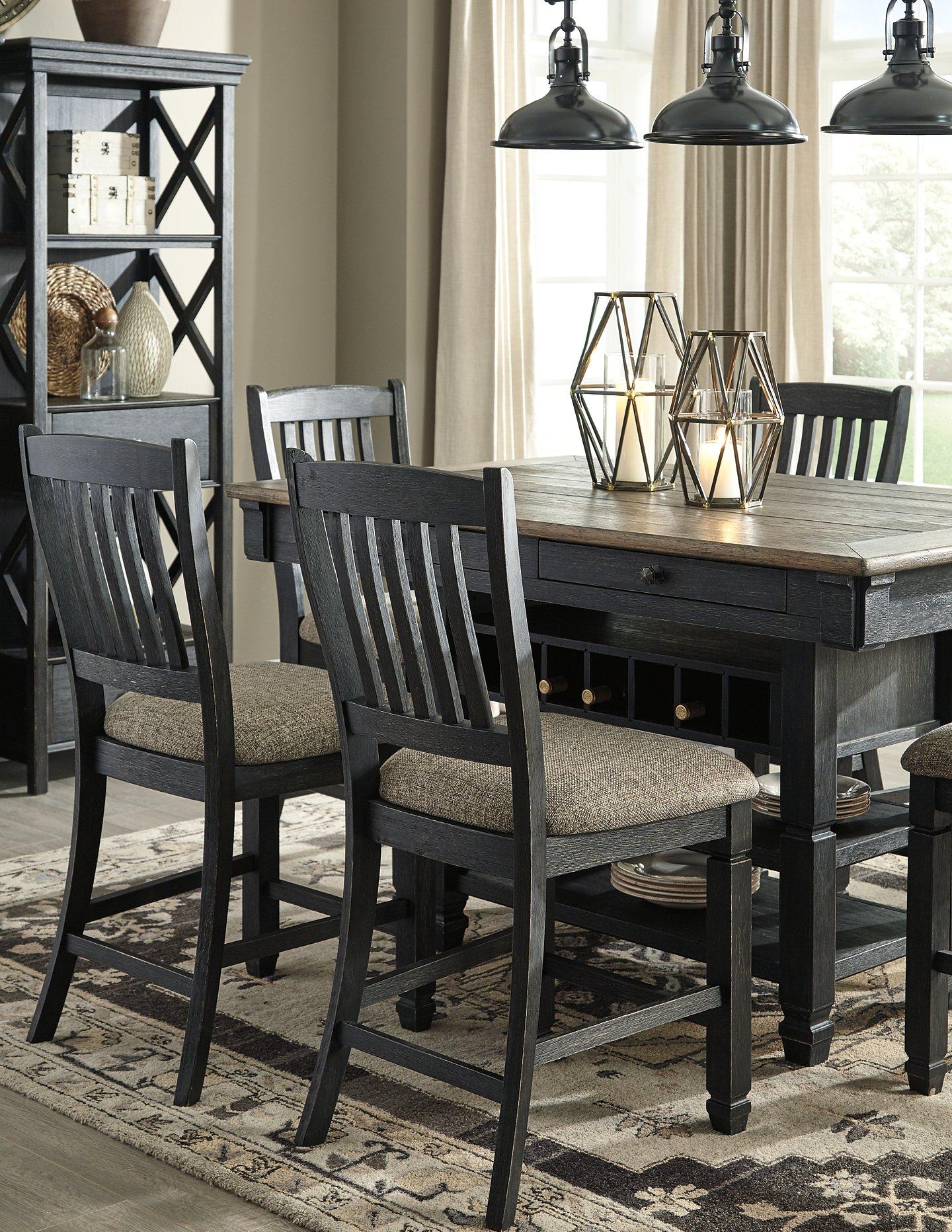 Tyler Creek Counter Height Dining Set - Ideal Furniture (Fresno,CA)