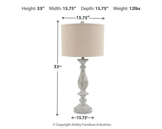 Bernadate Lamp Set - Ideal Furniture (Fresno,CA)