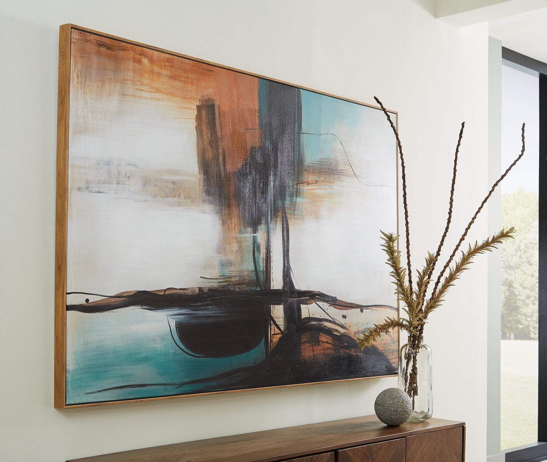 Brunonia Wall Art - Ideal Furniture (Fresno,CA)