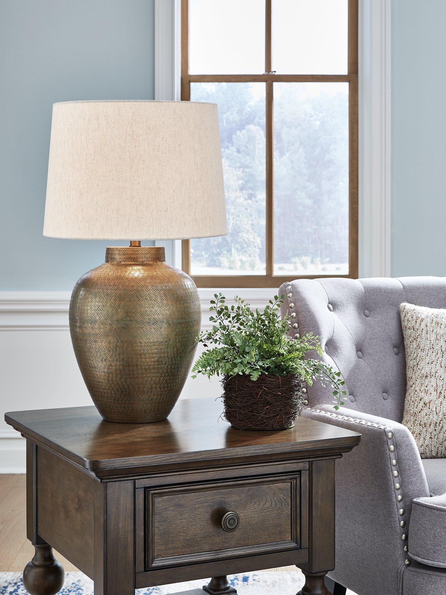 Madney Lamp Set - Ideal Furniture (Fresno,CA)