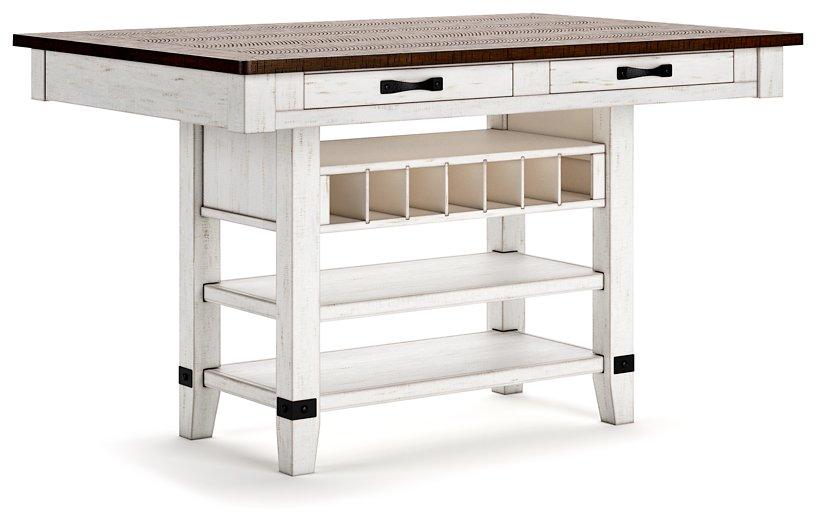 Valebeck Counter Height Dining Table - Ideal Furniture (Fresno,CA)