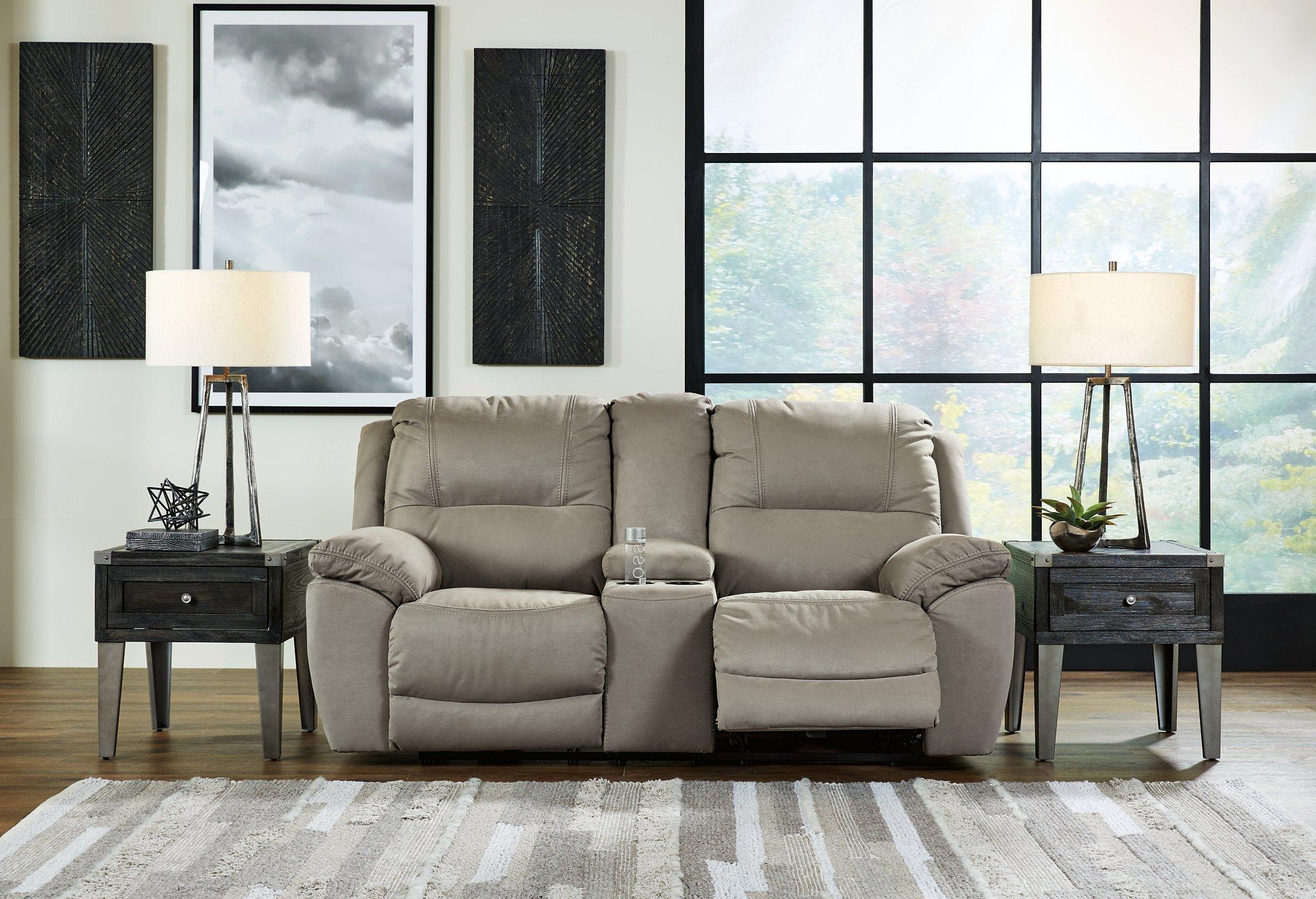 Next-Gen Gaucho Reclining Loveseat with Console - Ideal Furniture (Fresno,CA)