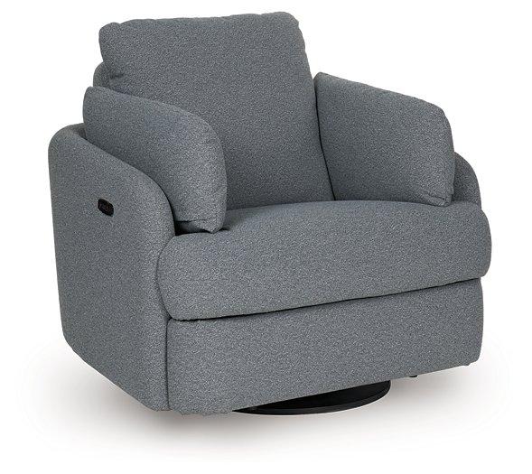 Alainmont Next-Gen Nuvella Swivel Power Recliner - Ideal Furniture (Fresno,CA)