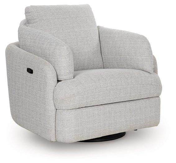 Alainmont Next-Gen Nuvella Swivel Power Recliner - Ideal Furniture (Fresno,CA)
