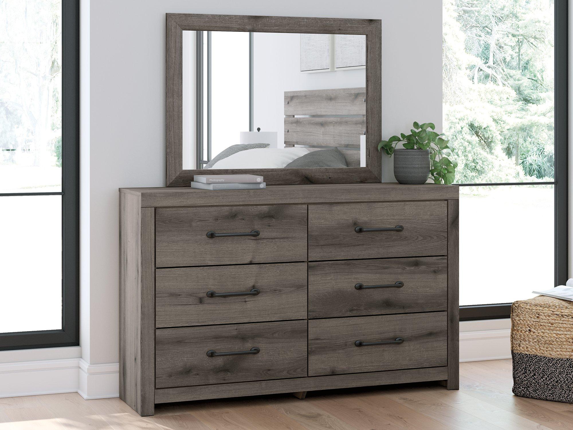 Graystorm Dresser and Mirror - Ideal Furniture (Fresno,CA)