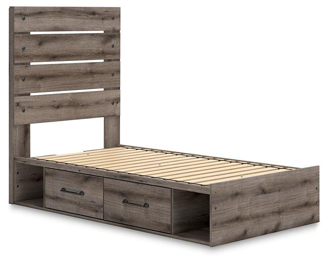 Graystorm Bed with Storage - Ideal Furniture (Fresno,CA)