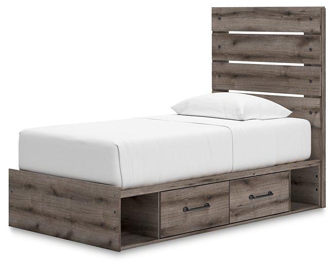 Graystorm Bed with Storage - Ideal Furniture (Fresno,CA)