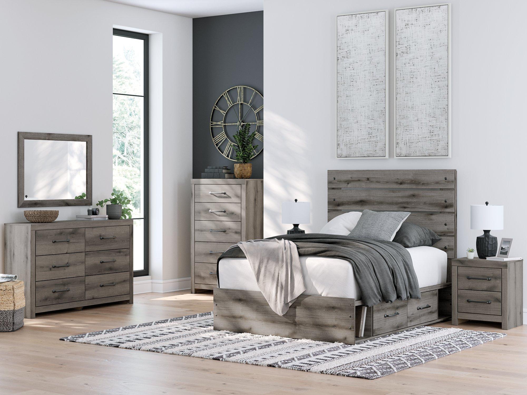 Graystorm Bed with Storage - Ideal Furniture (Fresno,CA)
