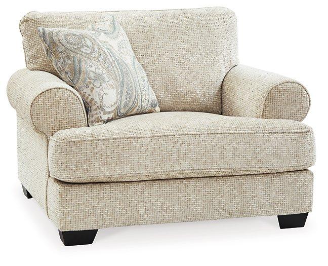 Monaghan Oversized Chair and Ottoman - Ideal Furniture (Fresno,CA)