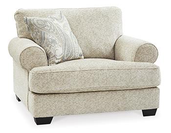 Monaghan Oversized Chair and Ottoman - Ideal Furniture (Fresno,CA)