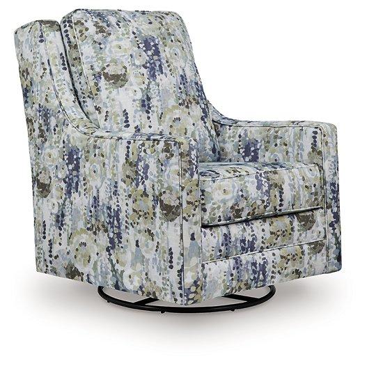 Dustinford Swivel Glider Accent Chair - Ideal Furniture (Fresno,CA)