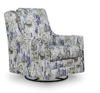 Dustinford Swivel Glider Accent Chair - Ideal Furniture (Fresno,CA)