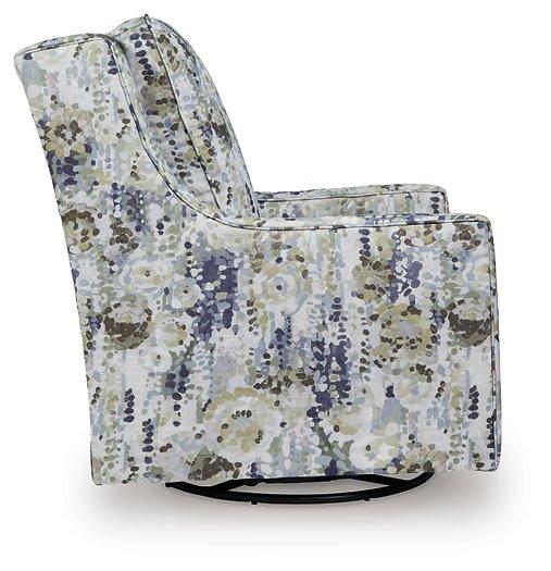 Dustinford Swivel Glider Accent Chair - Ideal Furniture (Fresno,CA)