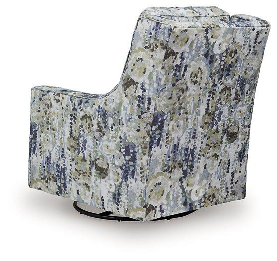 Dustinford Swivel Glider Accent Chair - Ideal Furniture (Fresno,CA)