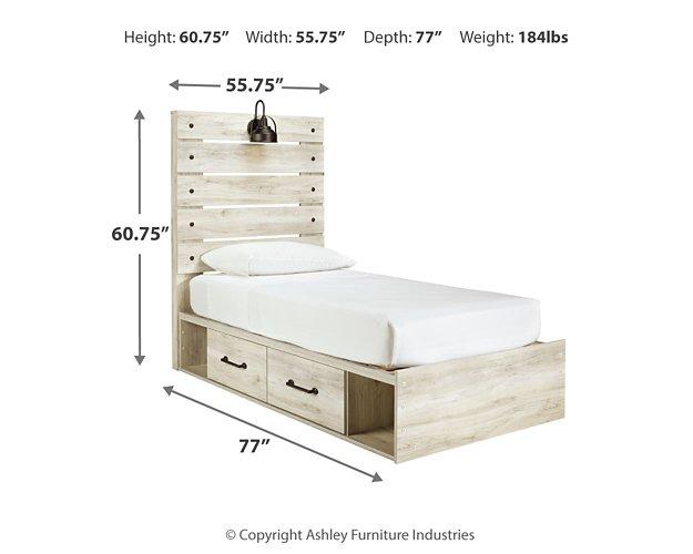 Cambeck Bed with 2 Storage Drawers - Ideal Furniture (Fresno,CA)
