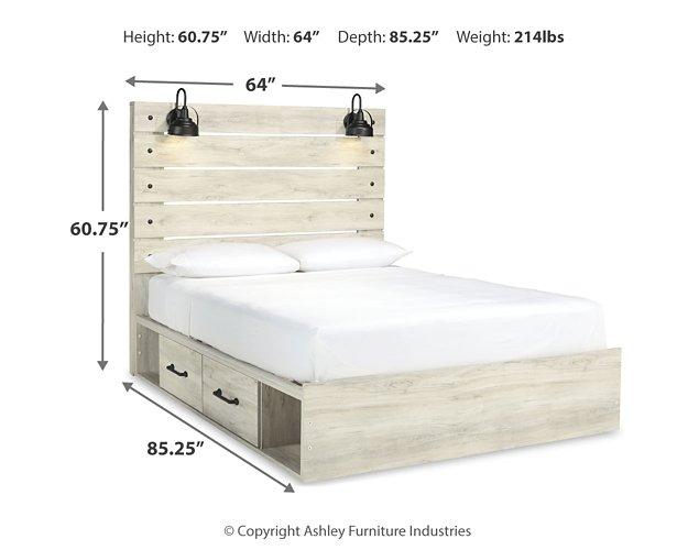 Cambeck Bed with 2 Storage Drawers - Ideal Furniture (Fresno,CA)