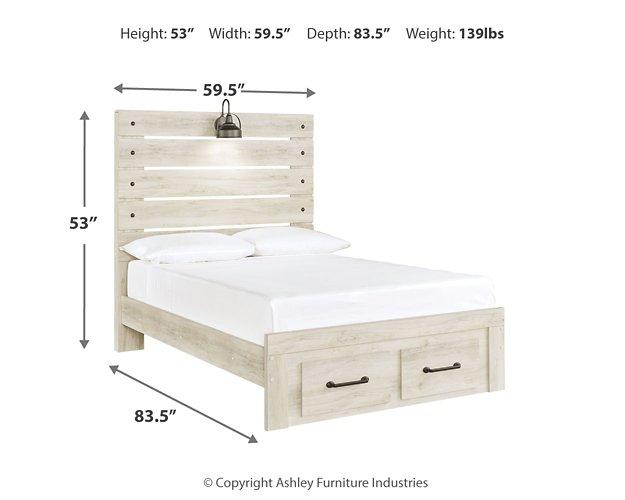 Cambeck Bed with 2 Storage Drawers - Ideal Furniture (Fresno,CA)