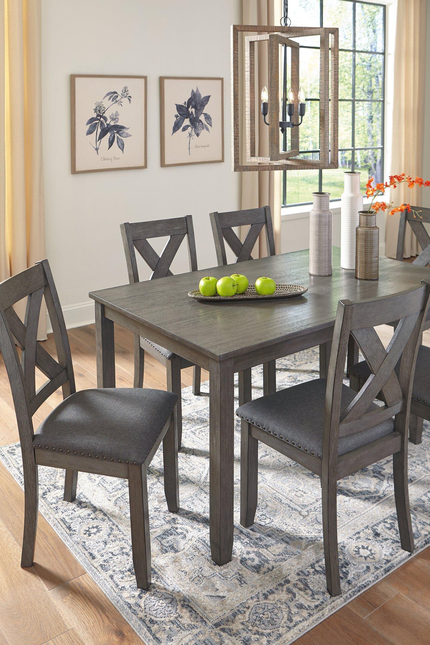 Caitbrook Dining Table and Chairs (Set of 7) - Ideal Furniture (Fresno,CA)