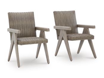 Cliff Trails Outdoor Arm Chair (Set of 2) - Ideal Furniture (Fresno,CA)