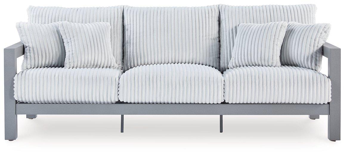 Hurley Park Outdoor Sofa with Cushion - Ideal Furniture (Fresno,CA)