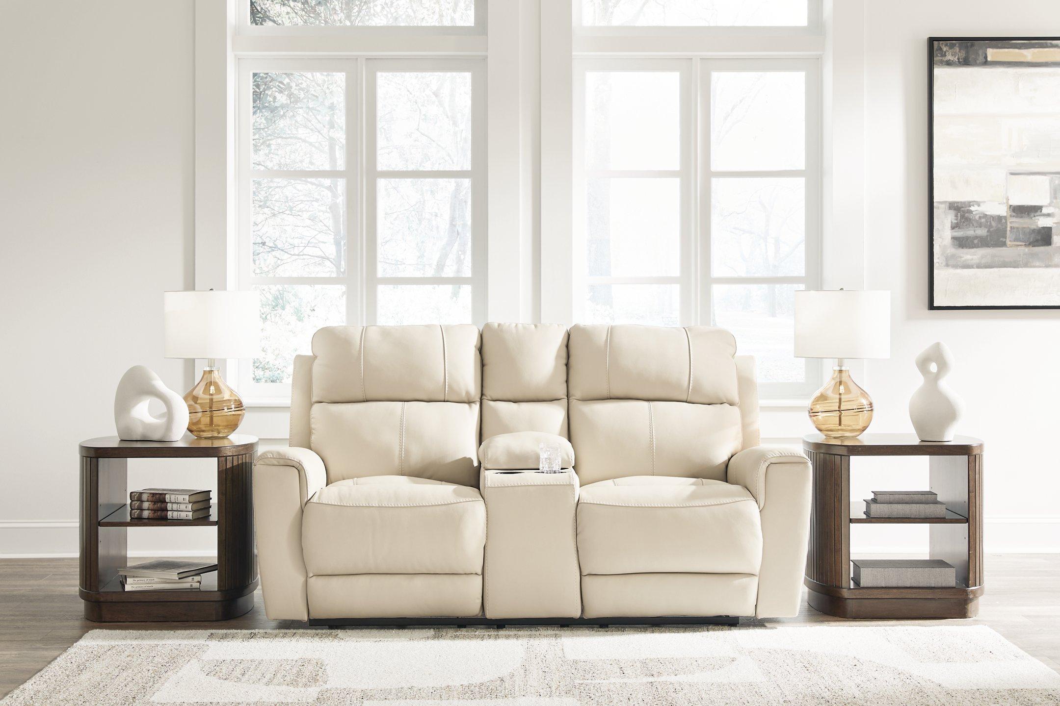 Dahlmoore Power Reclining Loveseat with Console - Ideal Furniture (Fresno,CA)