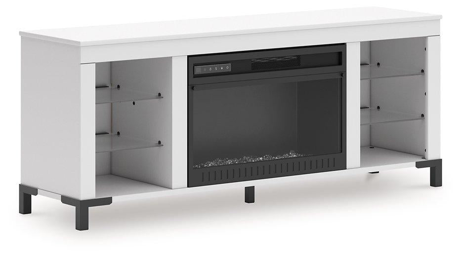 Brollevi 60" TV Stand with Electric Fireplace - Ideal Furniture (Fresno,CA)