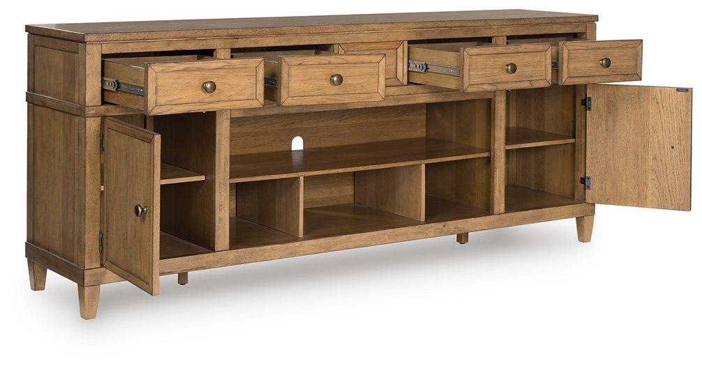 Sharlance 81" TV Stand - Ideal Furniture (Fresno,CA)