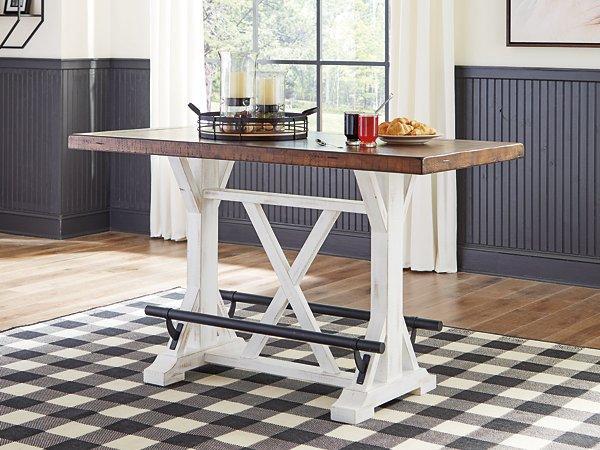 Valebeck Counter Height Dining Table - Ideal Furniture (Fresno,CA)