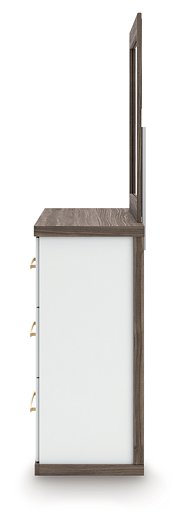 Kendanport Dresser and Mirror - Ideal Furniture (Fresno,CA)