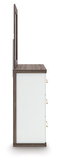 Kendanport Dresser and Mirror - Ideal Furniture (Fresno,CA)