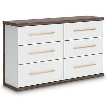 Kendanport Dresser and Mirror - Ideal Furniture (Fresno,CA)