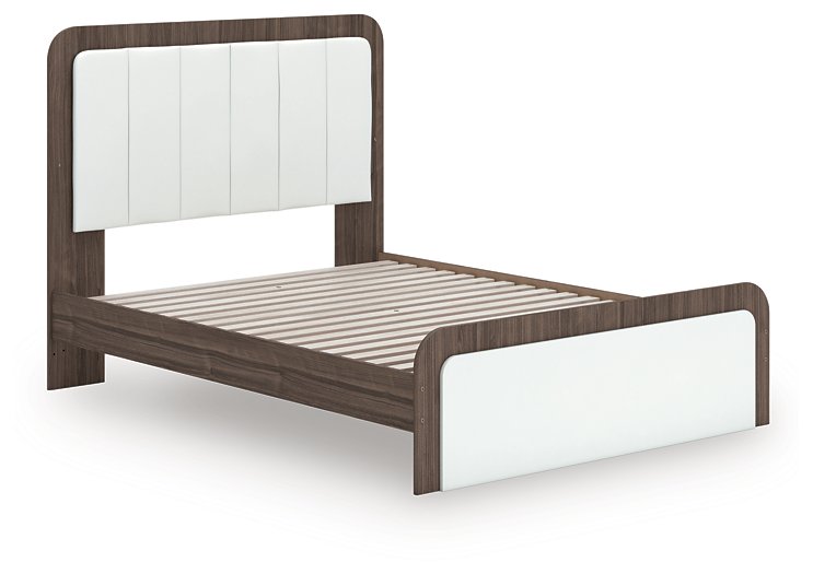 Kendanport Upholstered Bed - Ideal Furniture (Fresno,CA)
