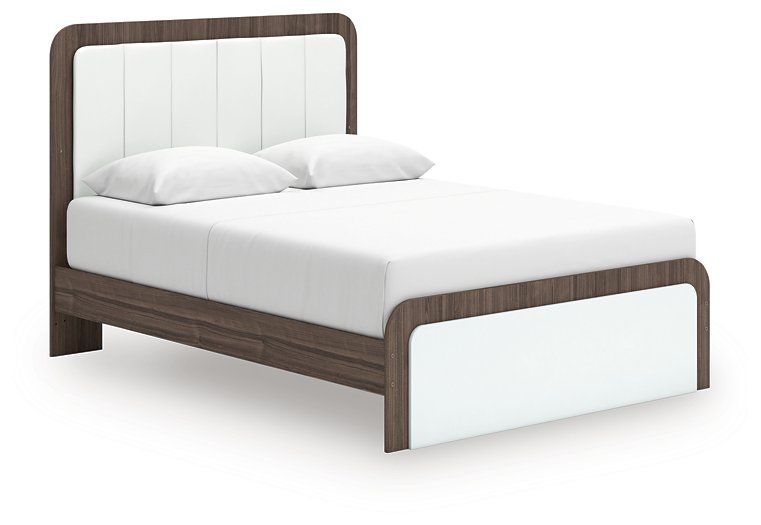 Kendanport Upholstered Bed - Ideal Furniture (Fresno,CA)