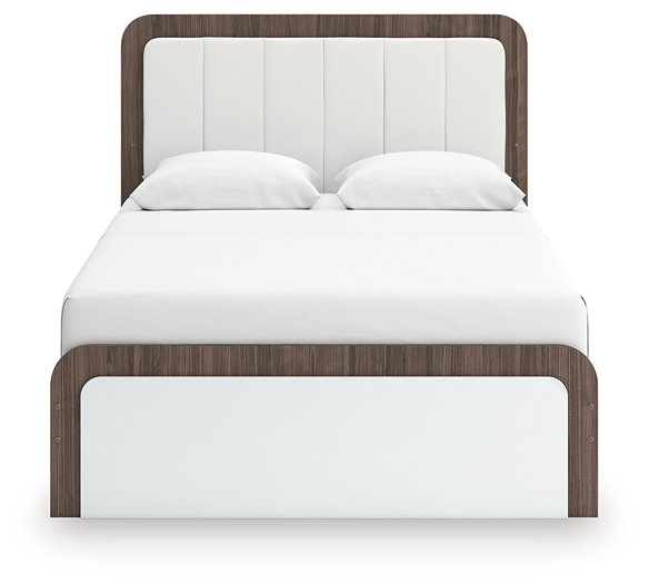 Kendanport Upholstered Bed - Ideal Furniture (Fresno,CA)