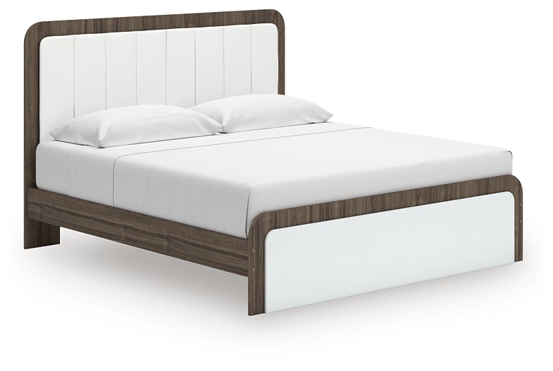 Kendanport Upholstered Bed - Ideal Furniture (Fresno,CA)
