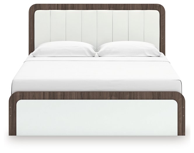 Kendanport Upholstered Bed - Ideal Furniture (Fresno,CA)